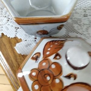 Mexican Covered Ceramic Bowl